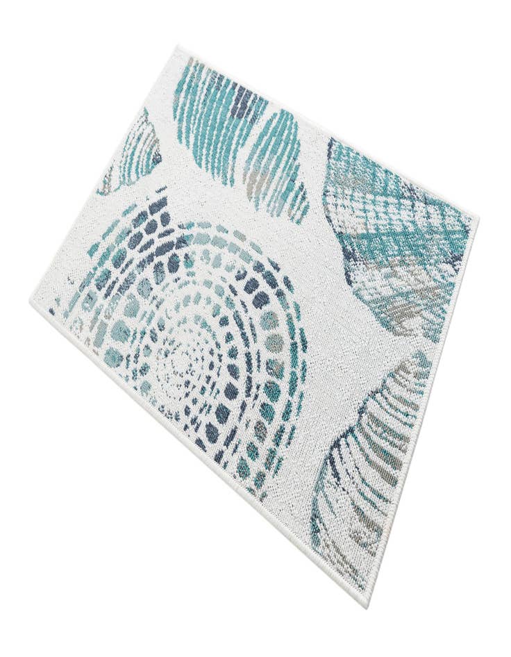 Detail image of  2' x 3'  Washable Coastal Indoor / Outdoor Rug