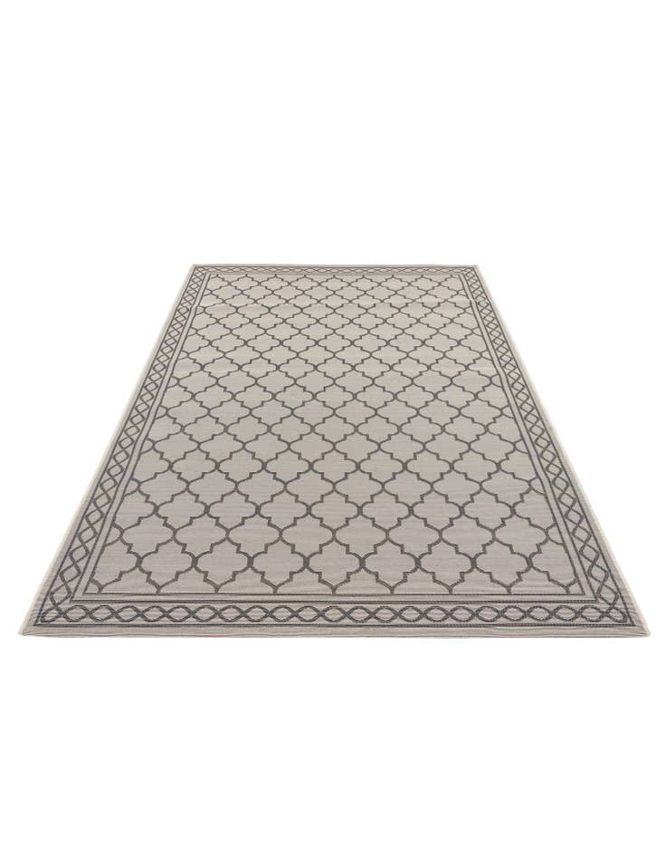 Detail image of  5' 3 x 7' 7  Washable Lattice Indoor / Outdoor Rug