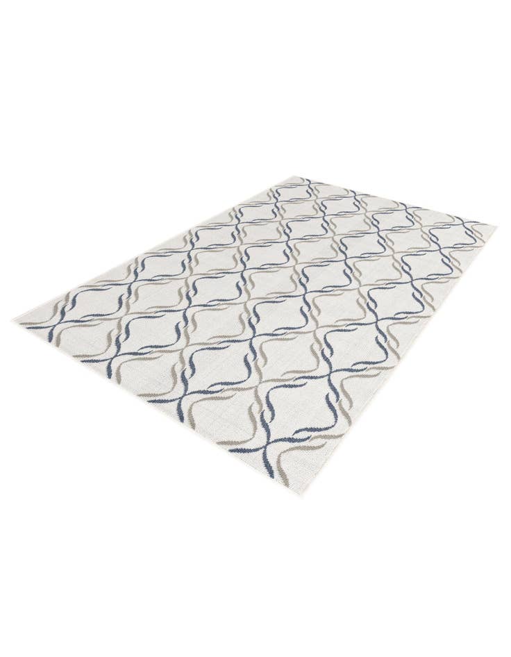 Detail image of  4' x 6'  Washable Lattice Indoor / Outdoor Rug