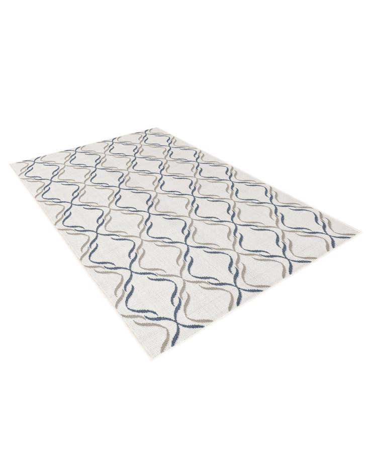 Detail image of  4' x 6'  Washable Lattice Indoor / Outdoor Rug