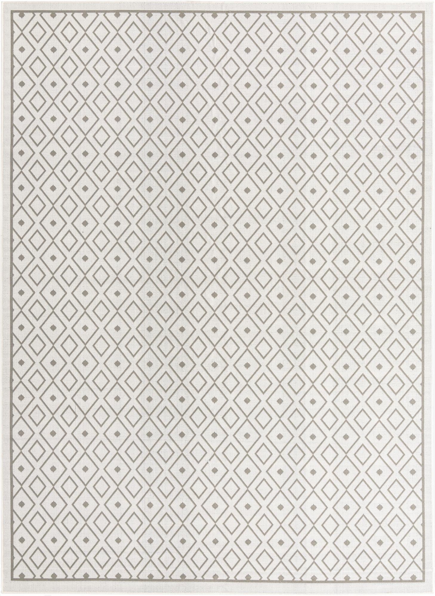  9' x 12'  Washable Lattice Indoor / Outdoor Rug