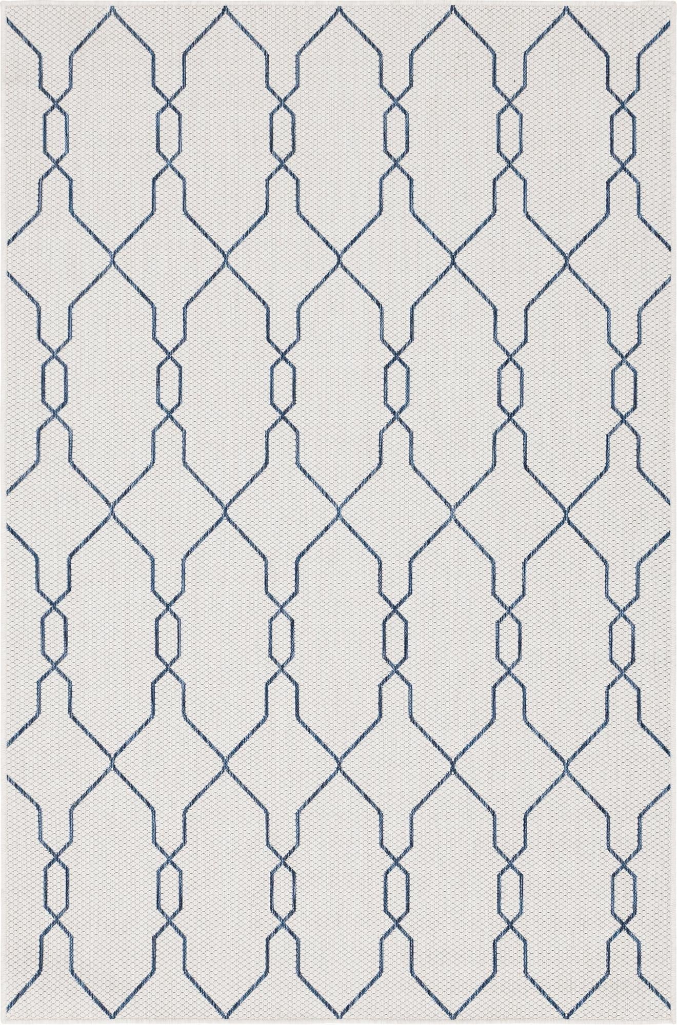  5' x 8'  Washable Lattice Indoor / Outdoor Rug