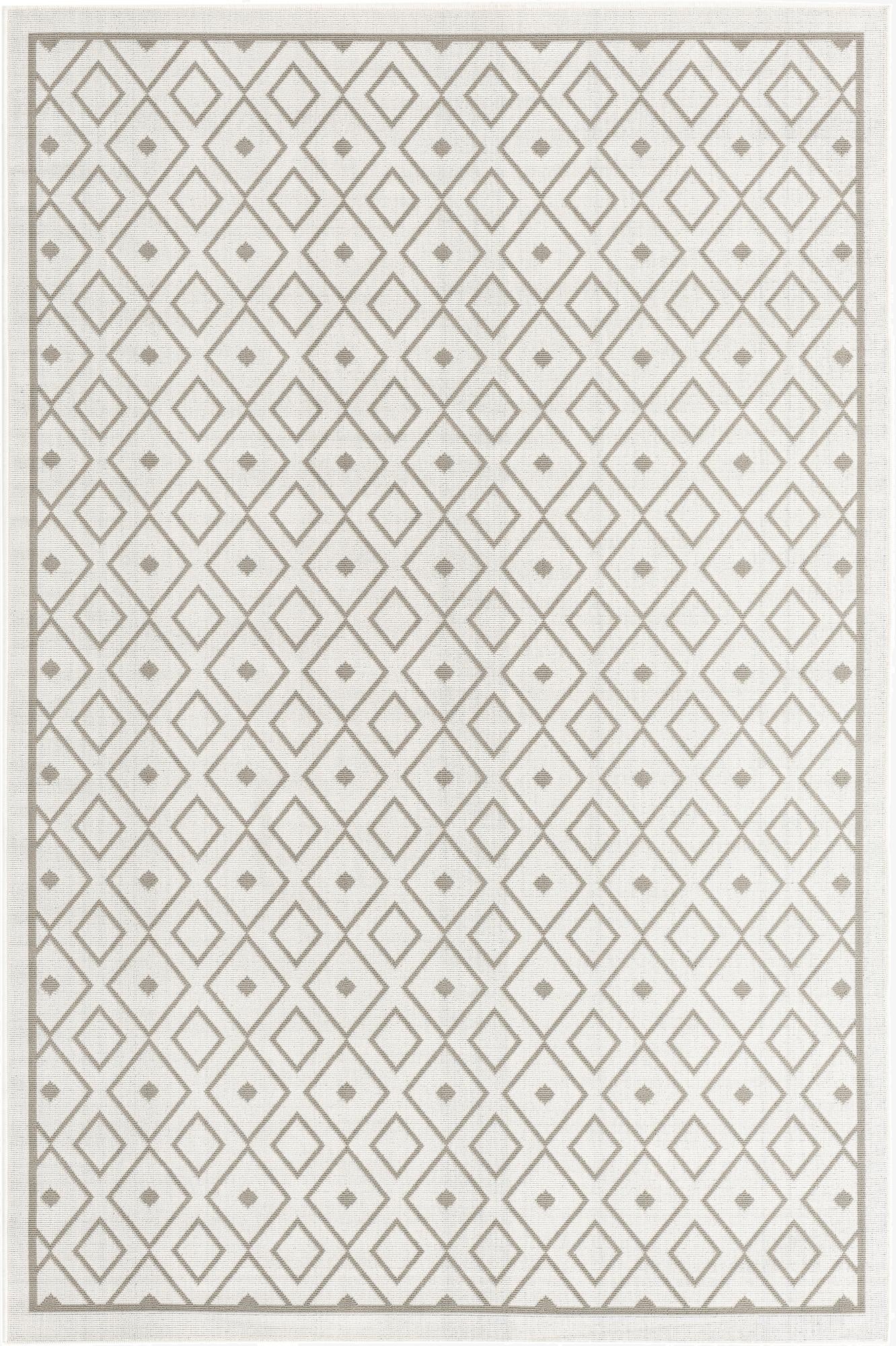  6' x 9'  Washable Lattice Indoor / Outdoor Rug