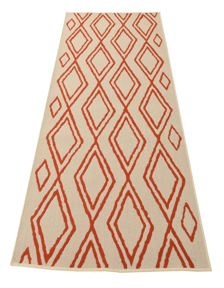 Detail image of  5' x 7' 7  Washable Modern Indoor / Outdoor Rug