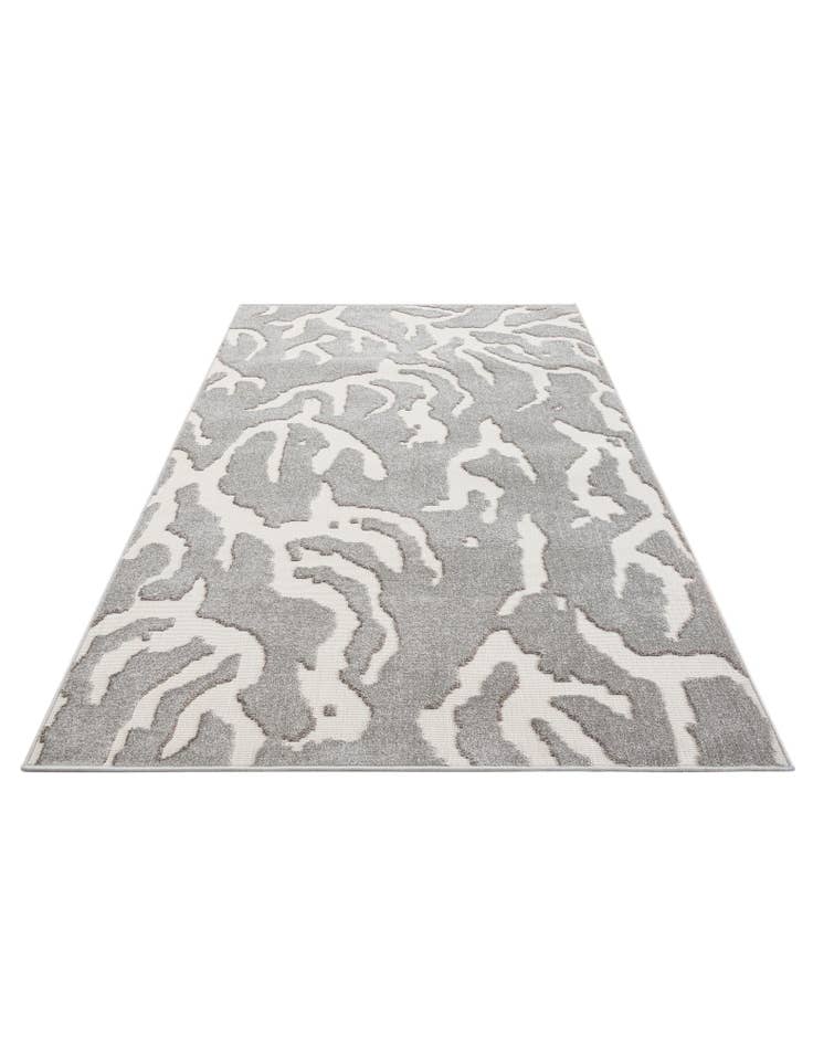 Detail image of  5' 3 x 7' 9  Washable Modern Indoor / Outdoor Rug