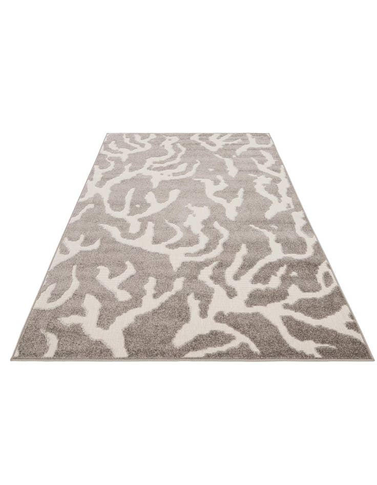 Detail image of  5' 3 x 7' 8  Washable Modern Indoor / Outdoor Rug