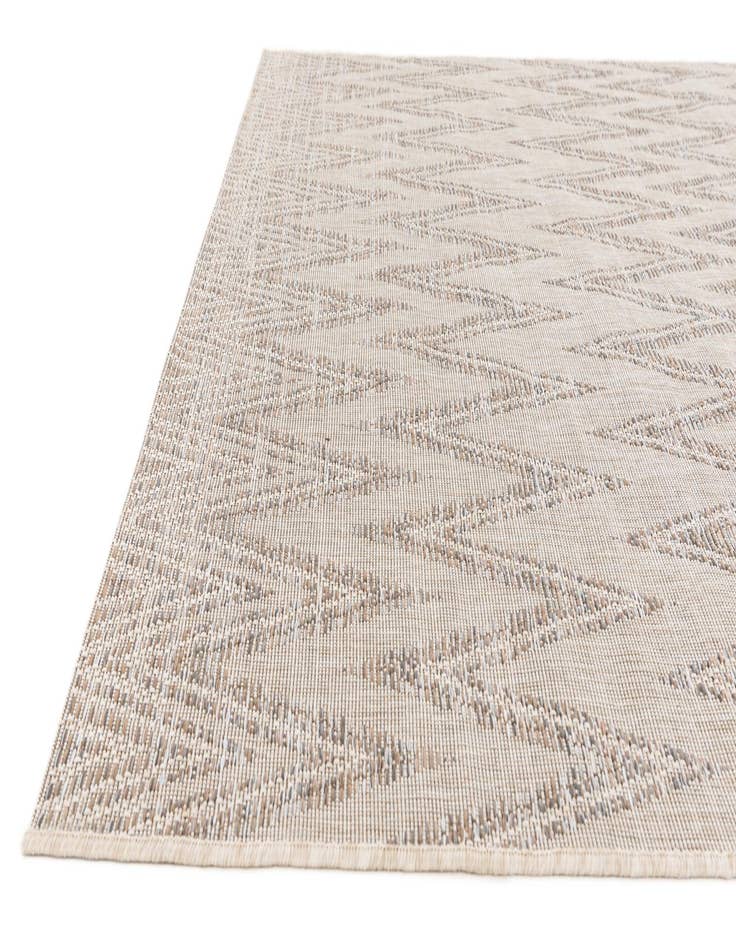 Detail image of  5' 2 x 7' 8  Washable Modern Indoor / Outdoor Rug