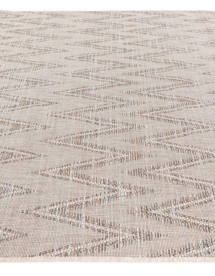 Detail image of  5' 2 x 7' 8  Washable Modern Indoor / Outdoor Rug