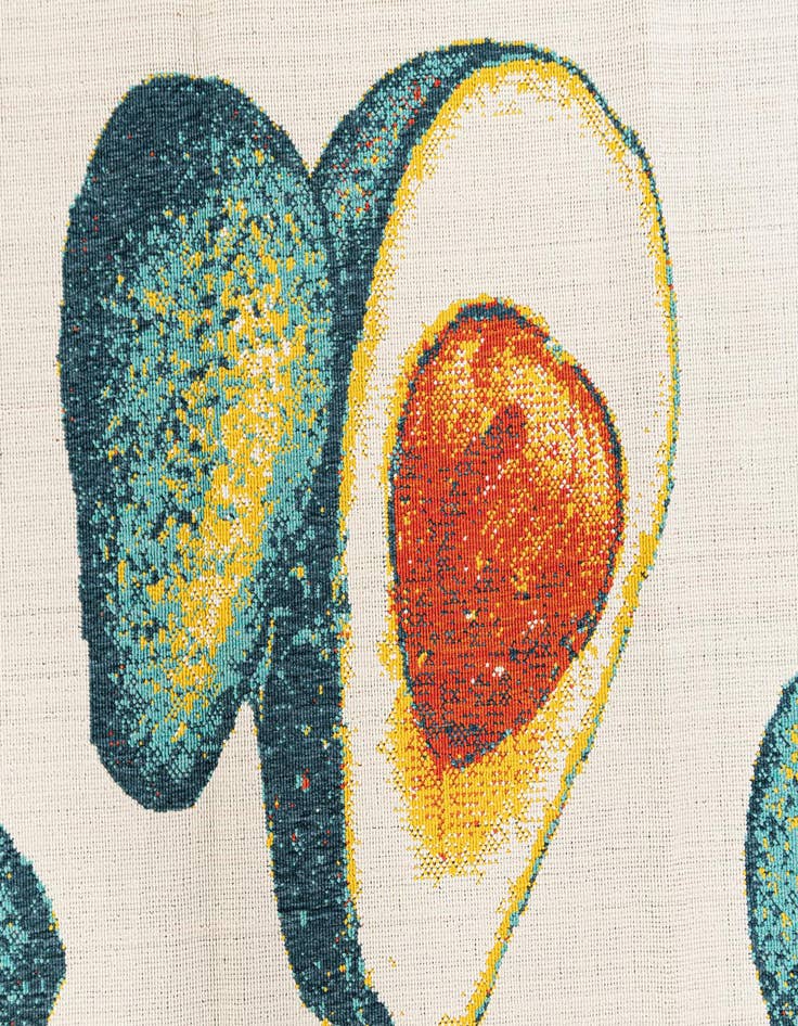Detail image of  5' 3 x 7' 8  Washable Modern Indoor / Outdoor Rug