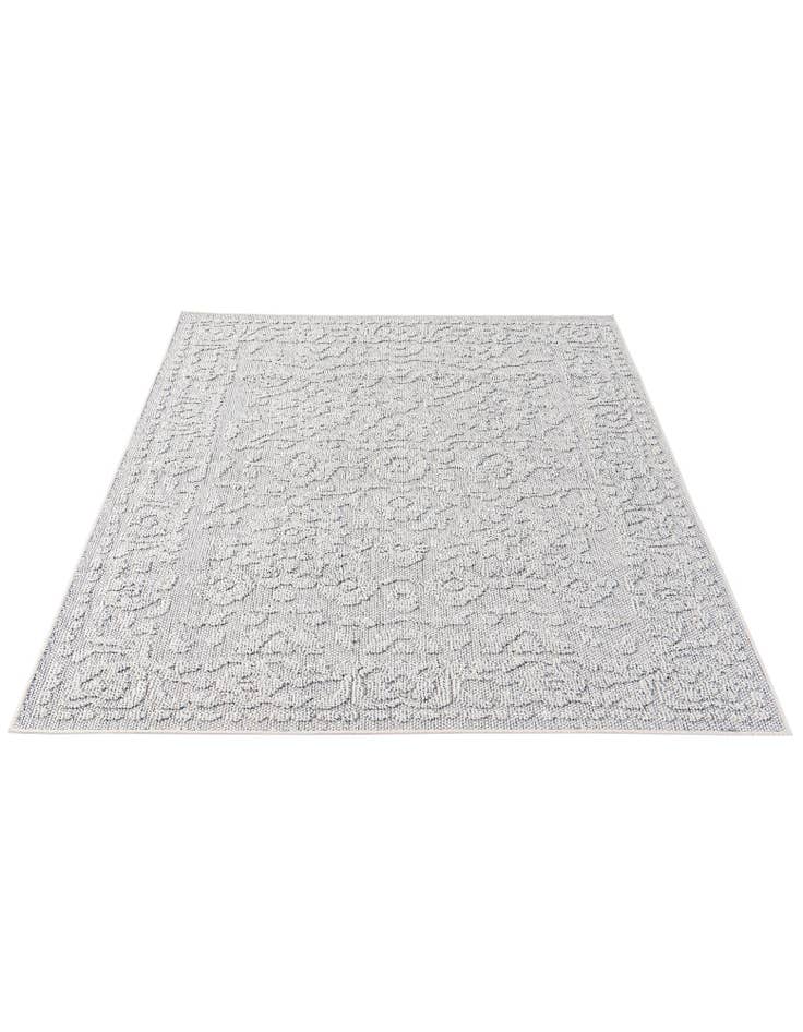 Detail image of  5' 2 x 7' 9  Washable Modern Indoor / Outdoor Rug