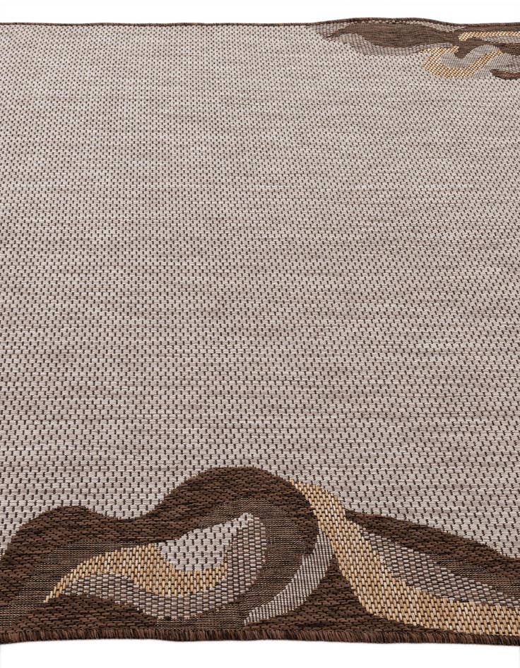 Detail image of  5' x 7' 4  Washable Modern Indoor / Outdoor Rug