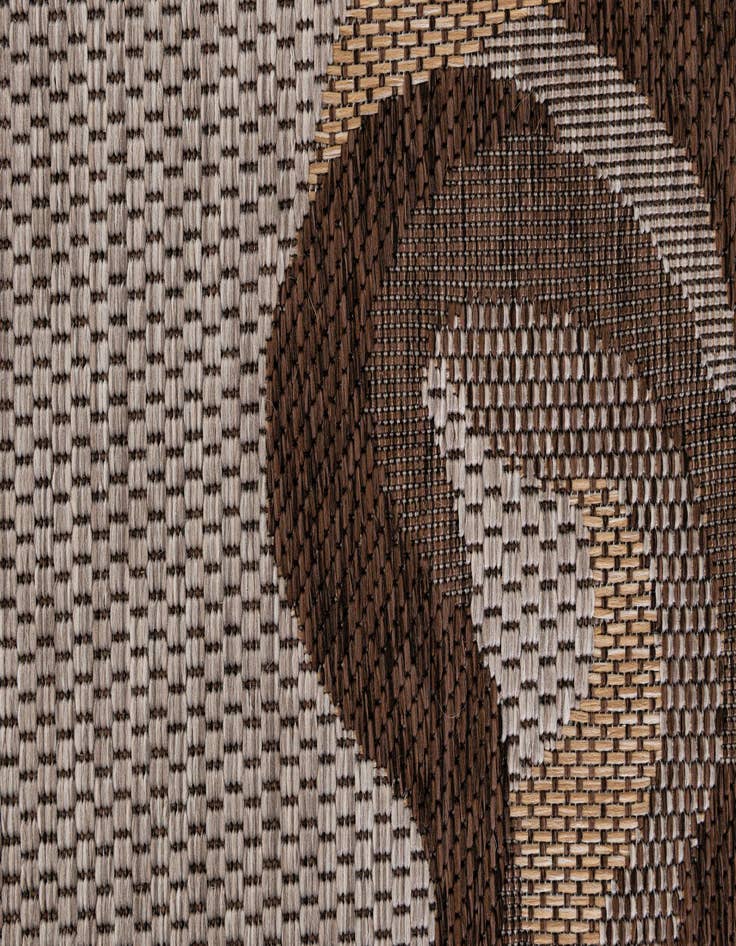 Detail image of  5' x 7' 4  Washable Modern Indoor / Outdoor Rug