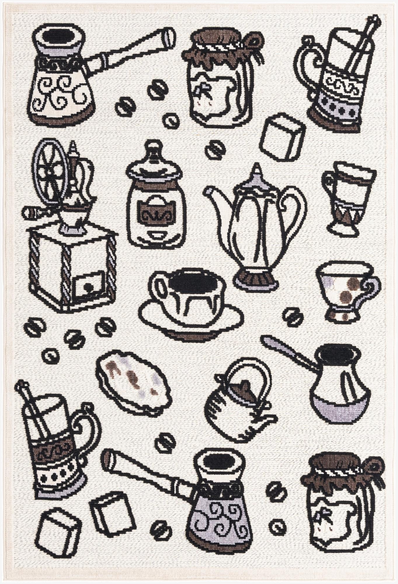  5' x 7' 7  Washable  Indoor / Outdoor Rug