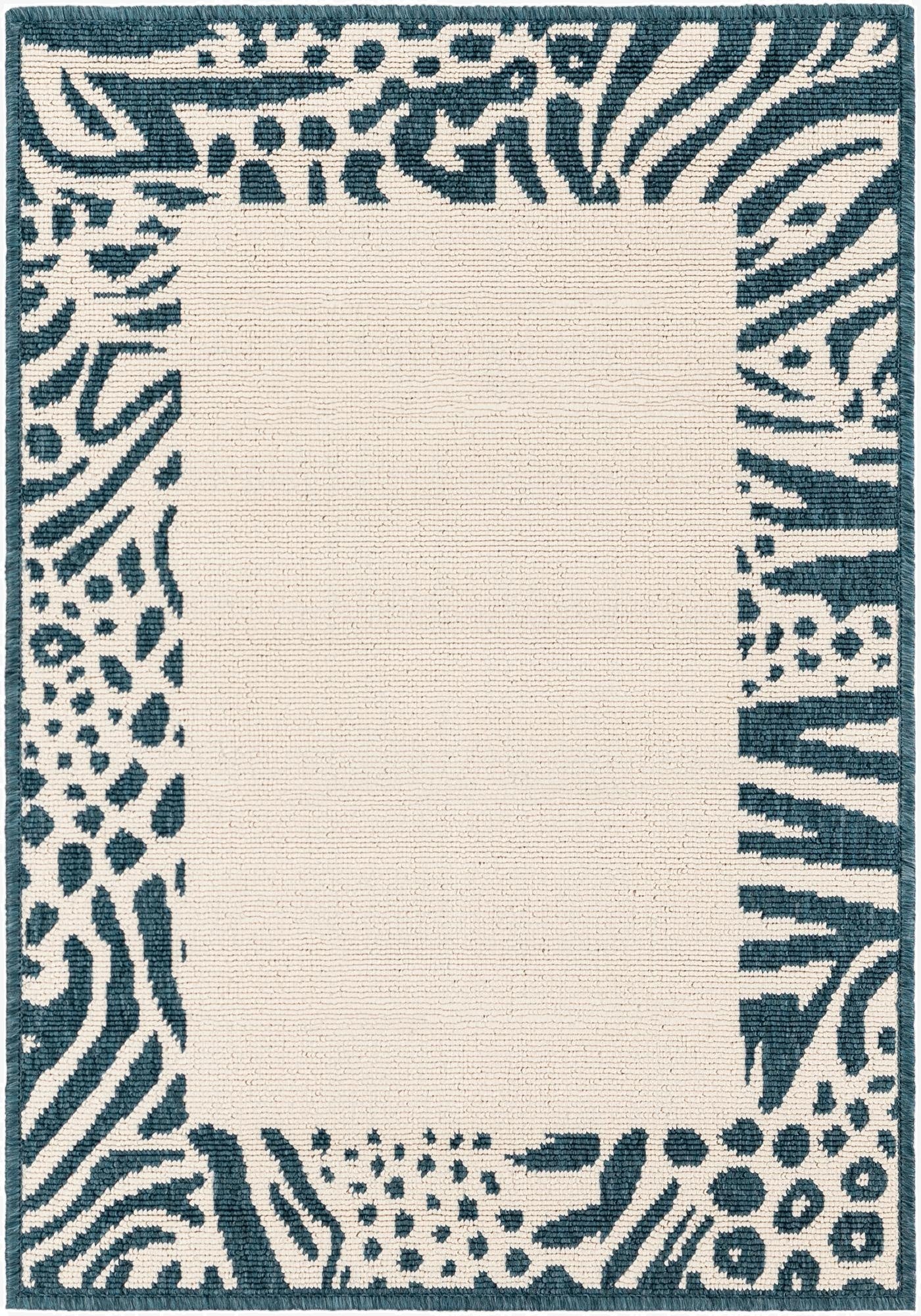  2' x 3'  Washable Safari Indoor / Outdoor Rug