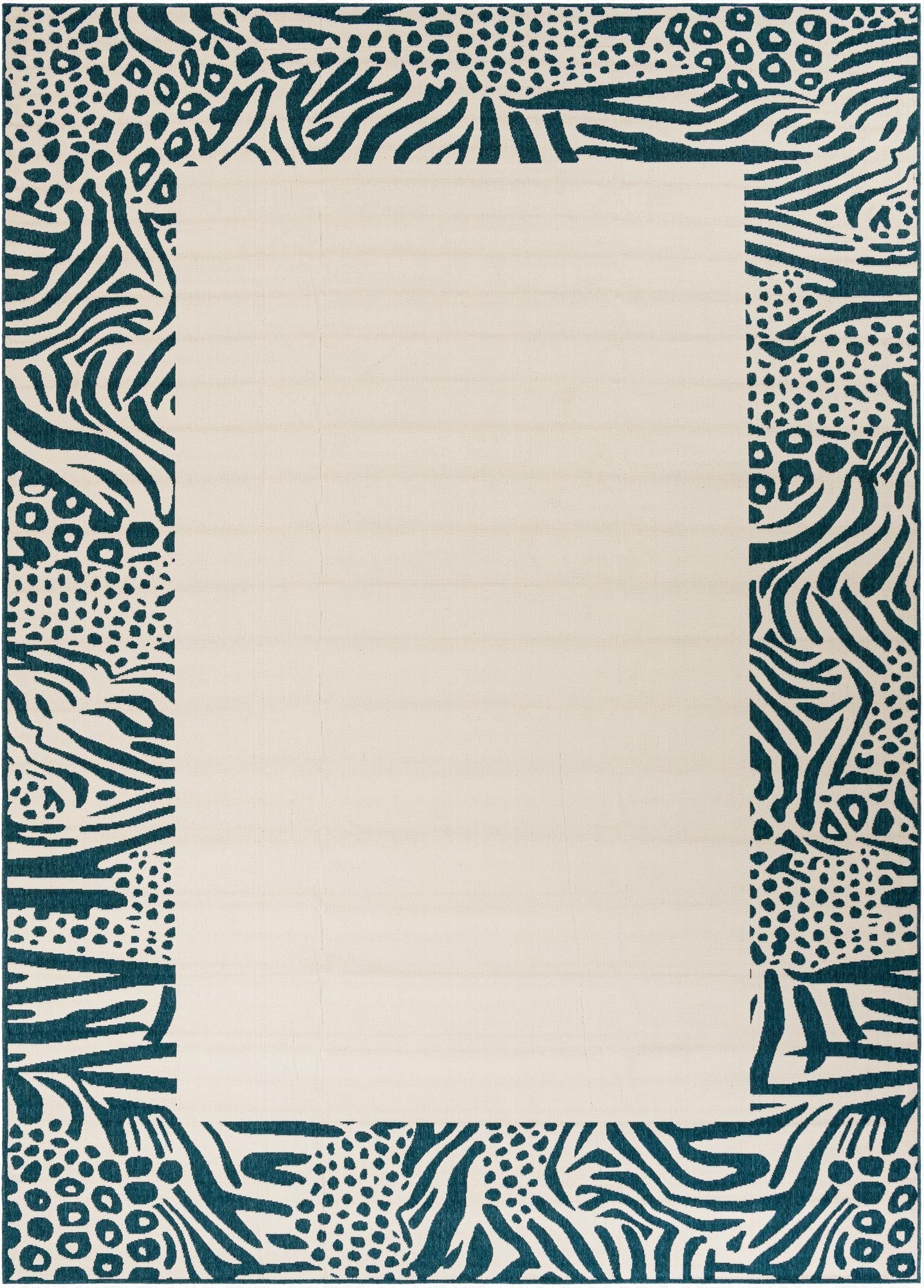  10' x 14'  Washable Safari Indoor / Outdoor Rug