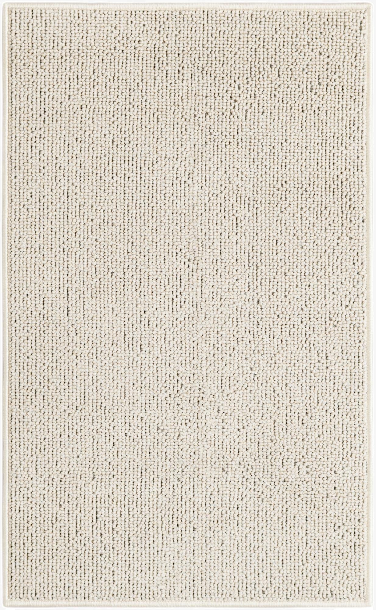  2' x 3' 1  Washable Solid Indoor / Outdoor Rug