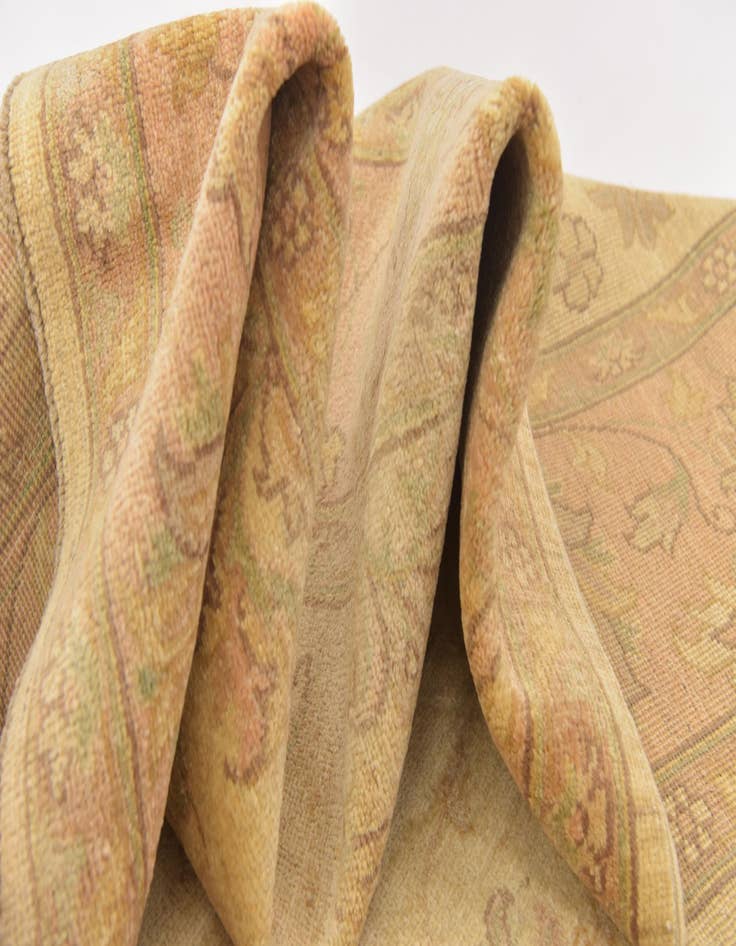 Detail image of  6' 8 x 8' 3  Hand Knotted Peshawar Ziegler Rug