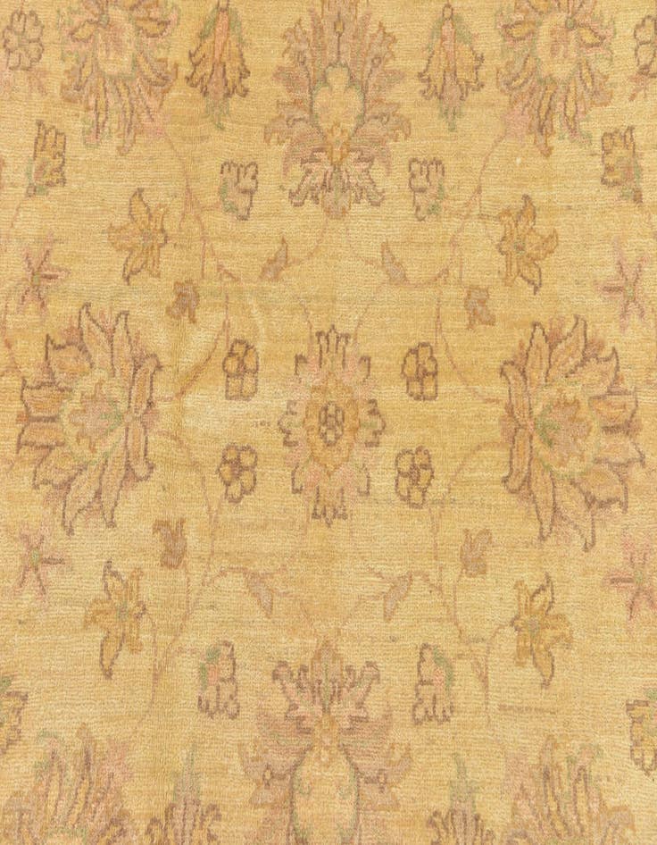 Detail image of  6' 8 x 8' 3  Hand Knotted Peshawar Ziegler Rug