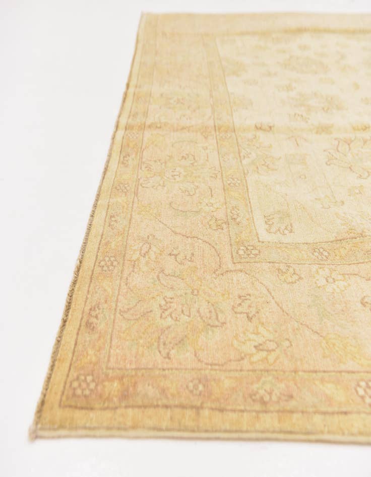 Detail image of  6' 8 x 8' 3  Hand Knotted Peshawar Ziegler Rug