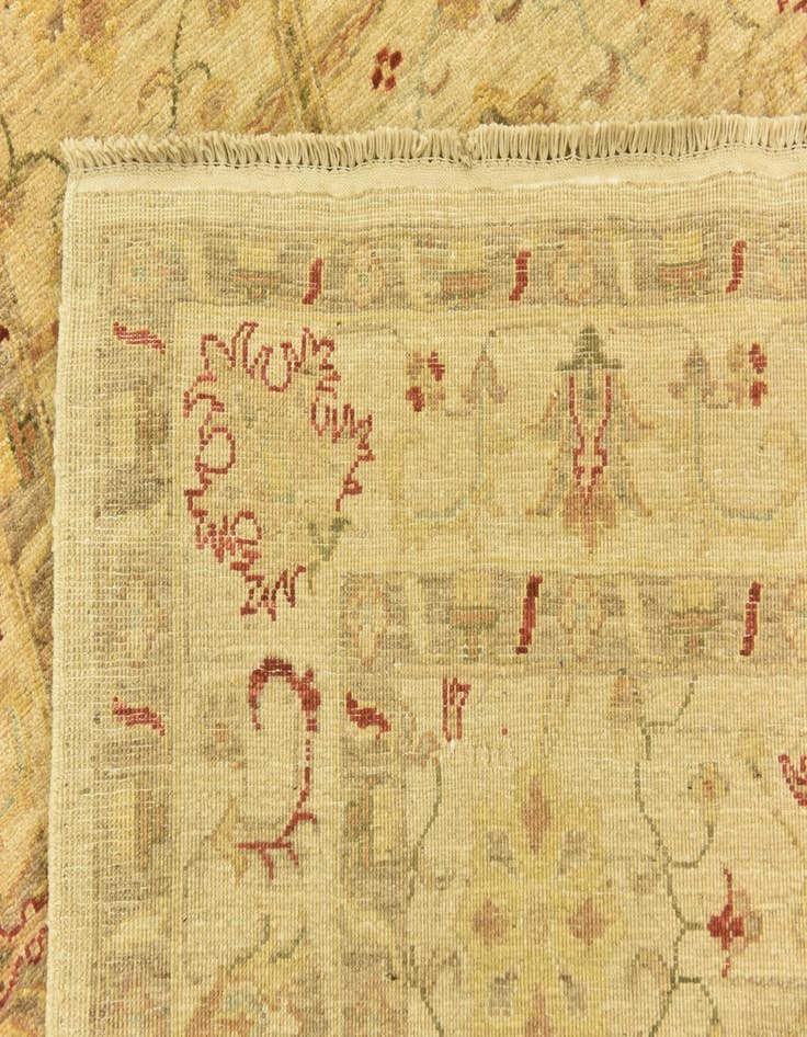 Detail image of  4' 4 x 5' 8  Hand Knotted Peshawar Ziegler Rug