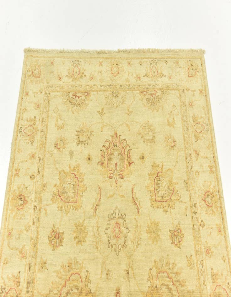 Detail image of  3' 3 x 4' 10  Hand Knotted Peshawar Ziegler Rug