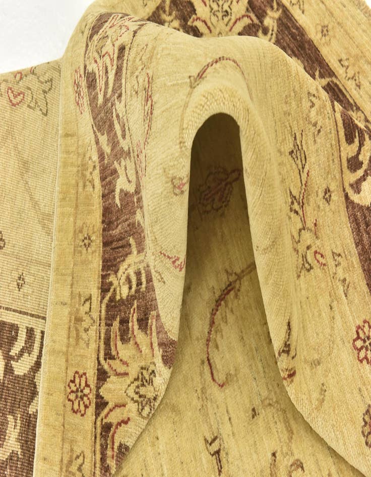 Detail image of  5' 6 x 7' 7  Hand Knotted Peshawar Ziegler Rug