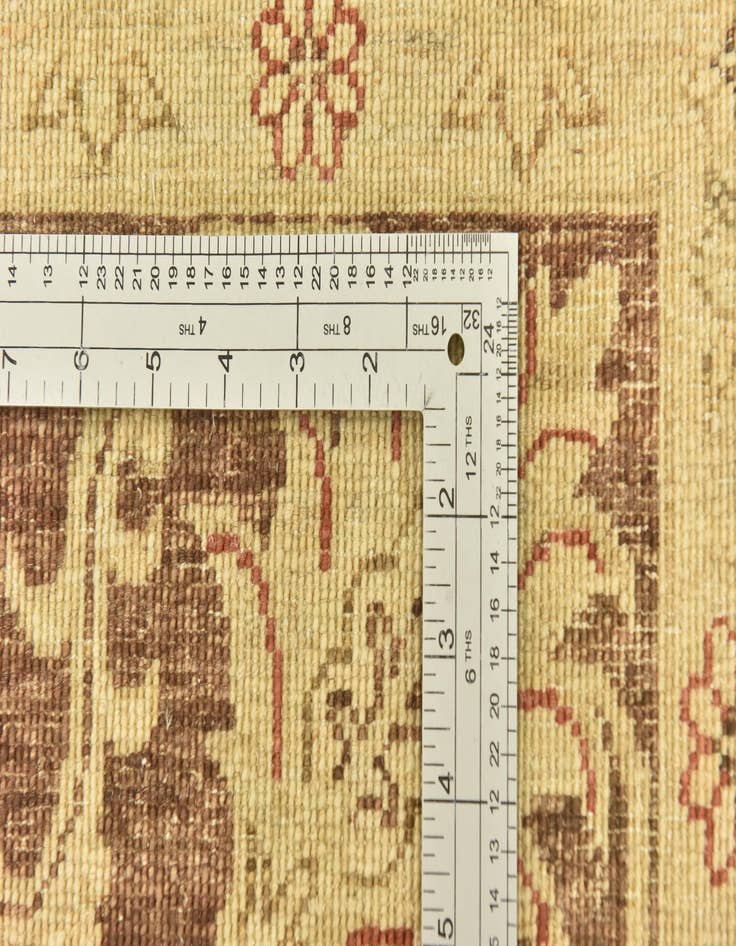 Detail image of  5' 6 x 7' 7  Hand Knotted Peshawar Ziegler Rug