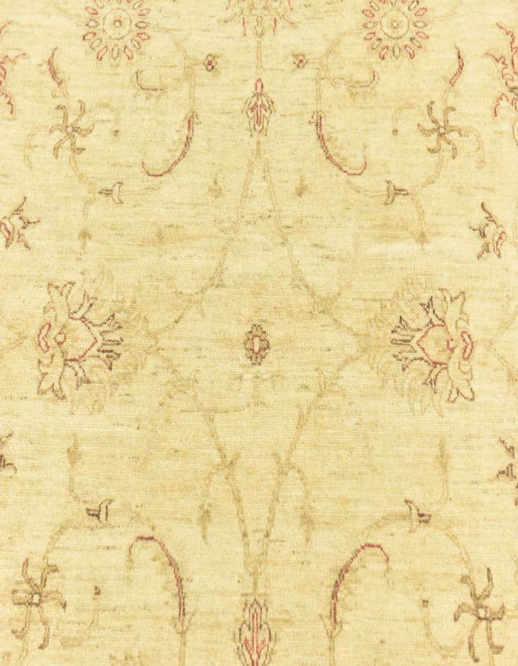 Detail image of  5' 6 x 7' 7  Hand Knotted Peshawar Ziegler Rug