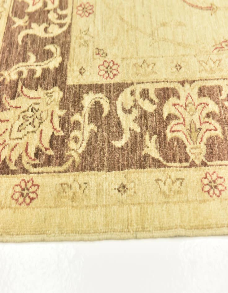 Detail image of  5' 6 x 7' 7  Hand Knotted Peshawar Ziegler Rug