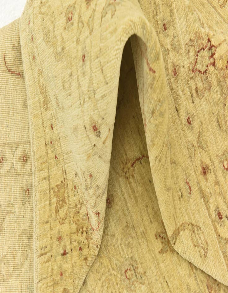 Detail image of  5' 9 x 8'  Hand Knotted Peshawar Ziegler Rug