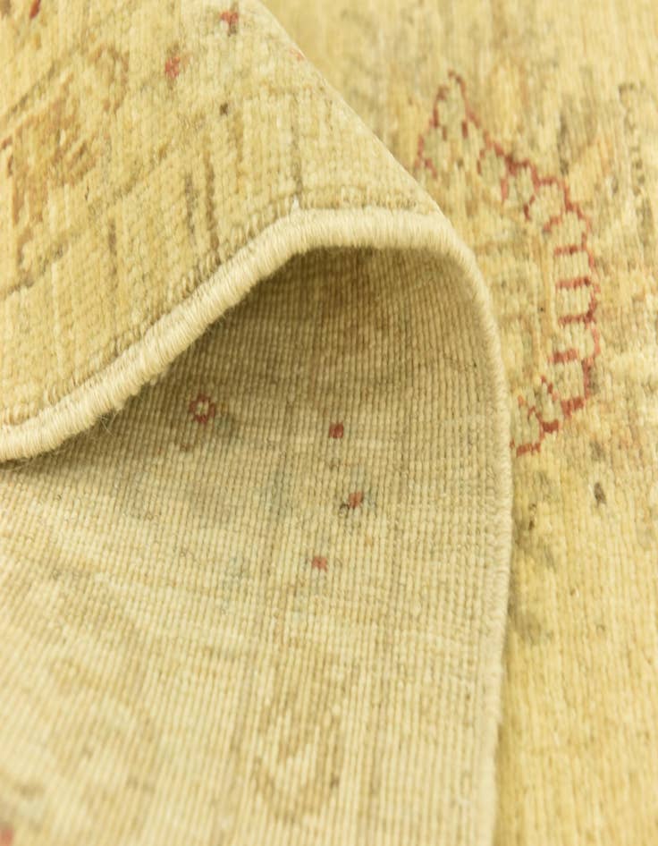 Detail image of  5' 9 x 8'  Hand Knotted Peshawar Ziegler Rug