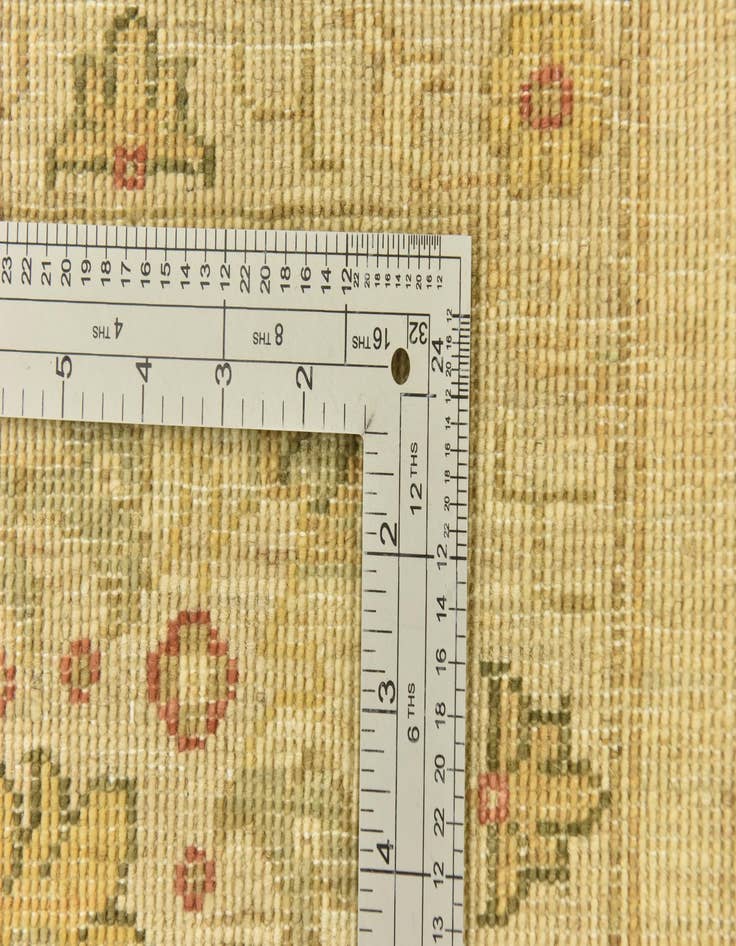 Detail image of  7' x 9' 5  Hand Knotted Peshawar Ziegler Rug