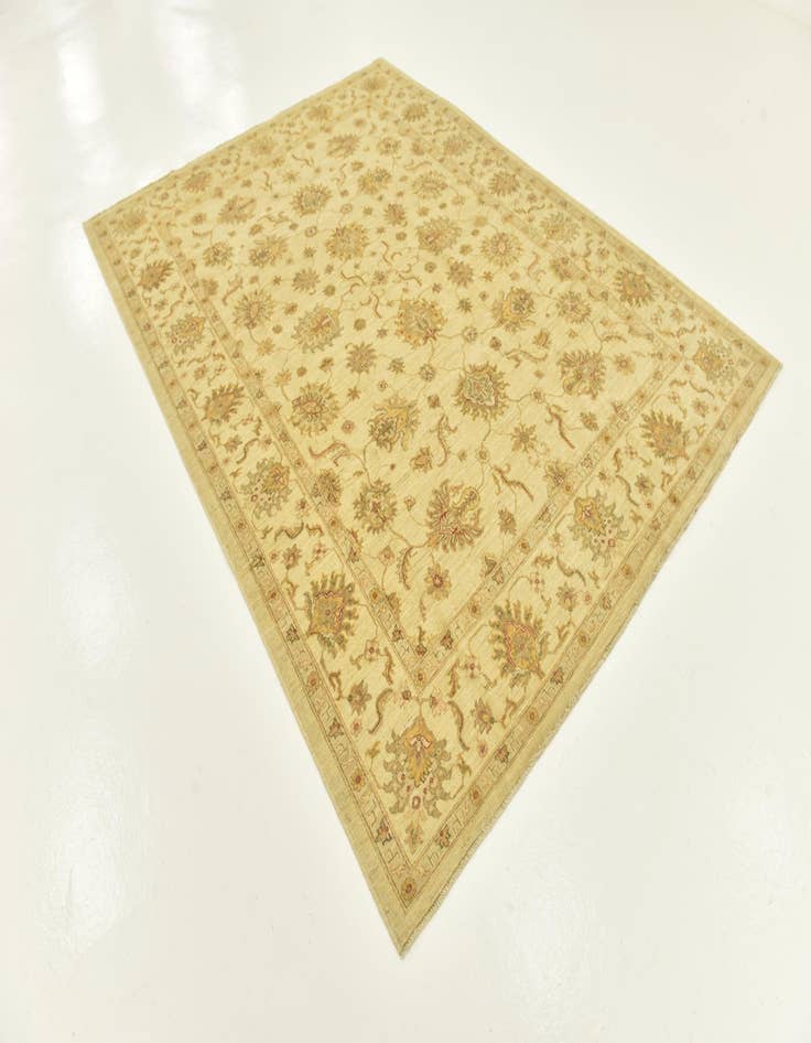 Detail image of  7' x 9' 5  Hand Knotted Peshawar Ziegler Rug