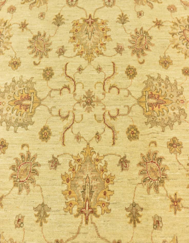 Detail image of  7' x 9' 5  Hand Knotted Peshawar Ziegler Rug