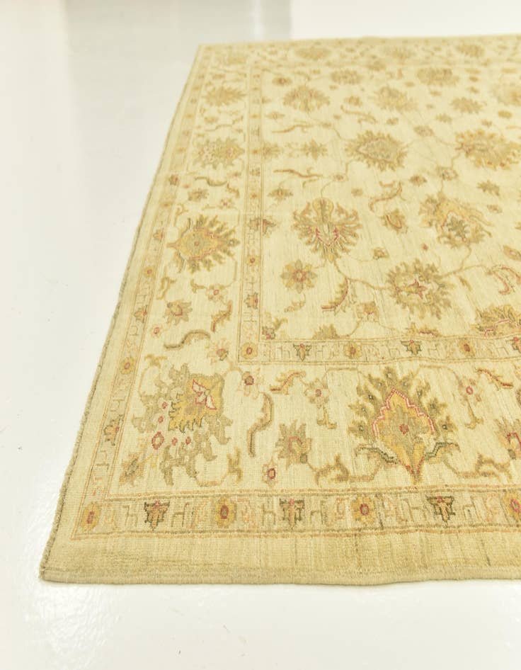 Detail image of  7' x 9' 5  Hand Knotted Peshawar Ziegler Rug