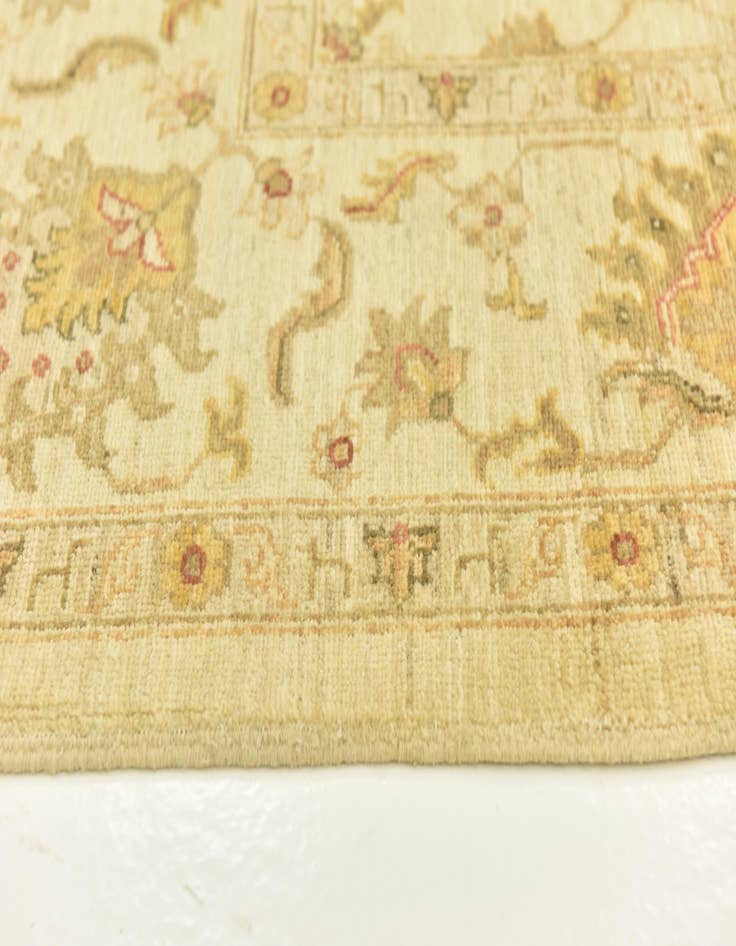 Detail image of  7' x 9' 5  Hand Knotted Peshawar Ziegler Rug