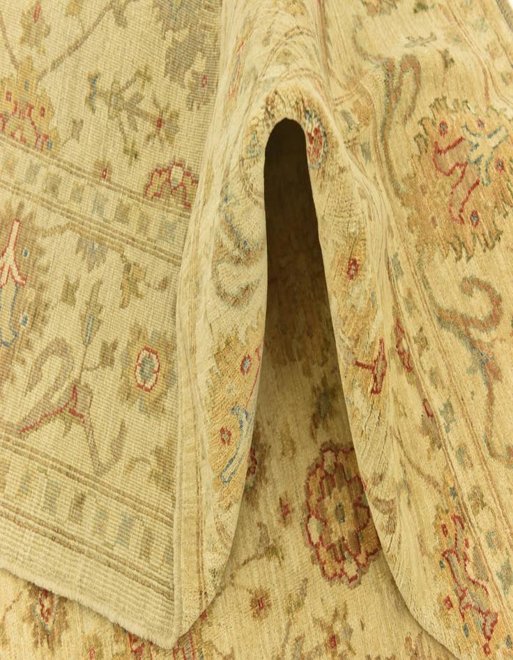 Detail image of  6' 6 x 9' 7  Hand Knotted Peshawar Ziegler Rug