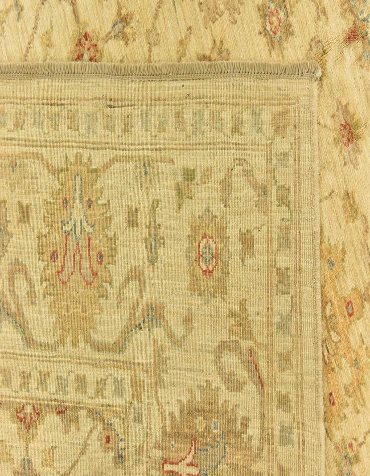 Detail image of  6' 6 x 9' 7  Hand Knotted Peshawar Ziegler Rug