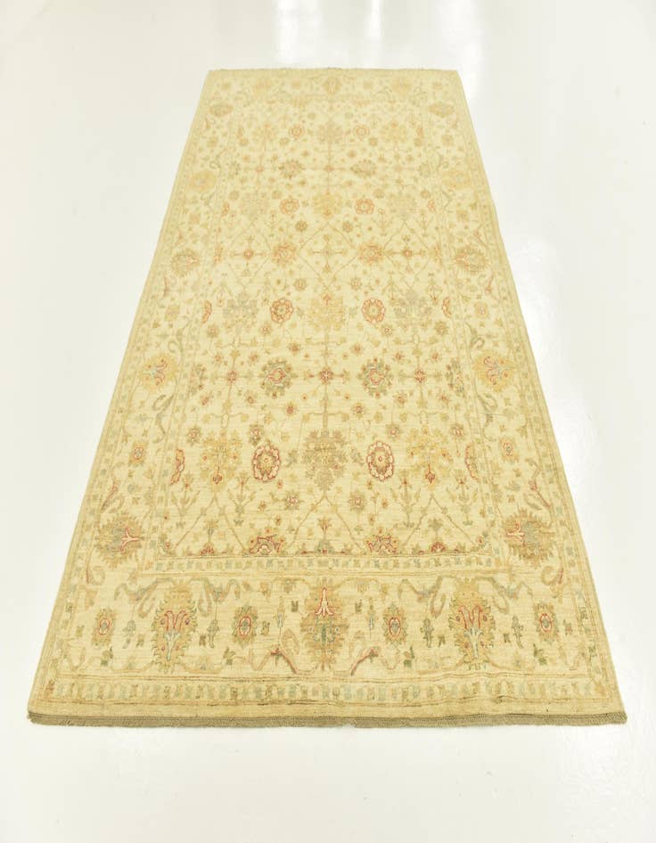 Detail image of  6' 6 x 9' 7  Hand Knotted Peshawar Ziegler Rug