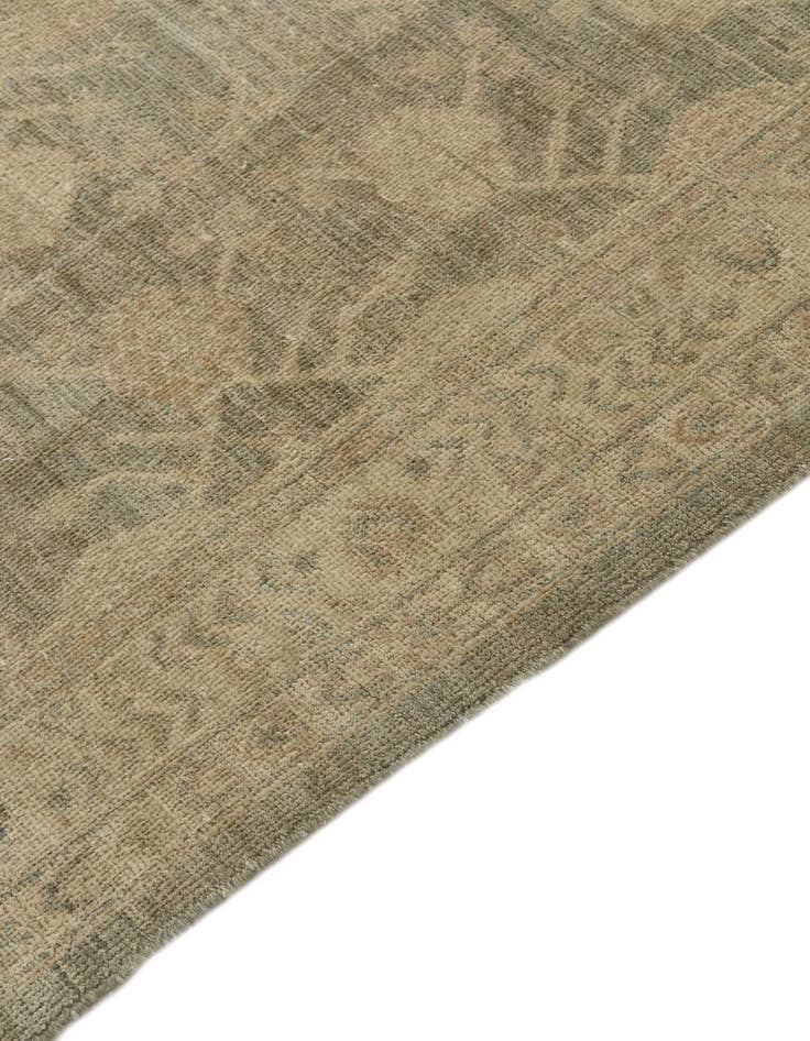 Detail image of  4' 1 x 5' 10  Hand Knotted Peshawar Ziegler Rug