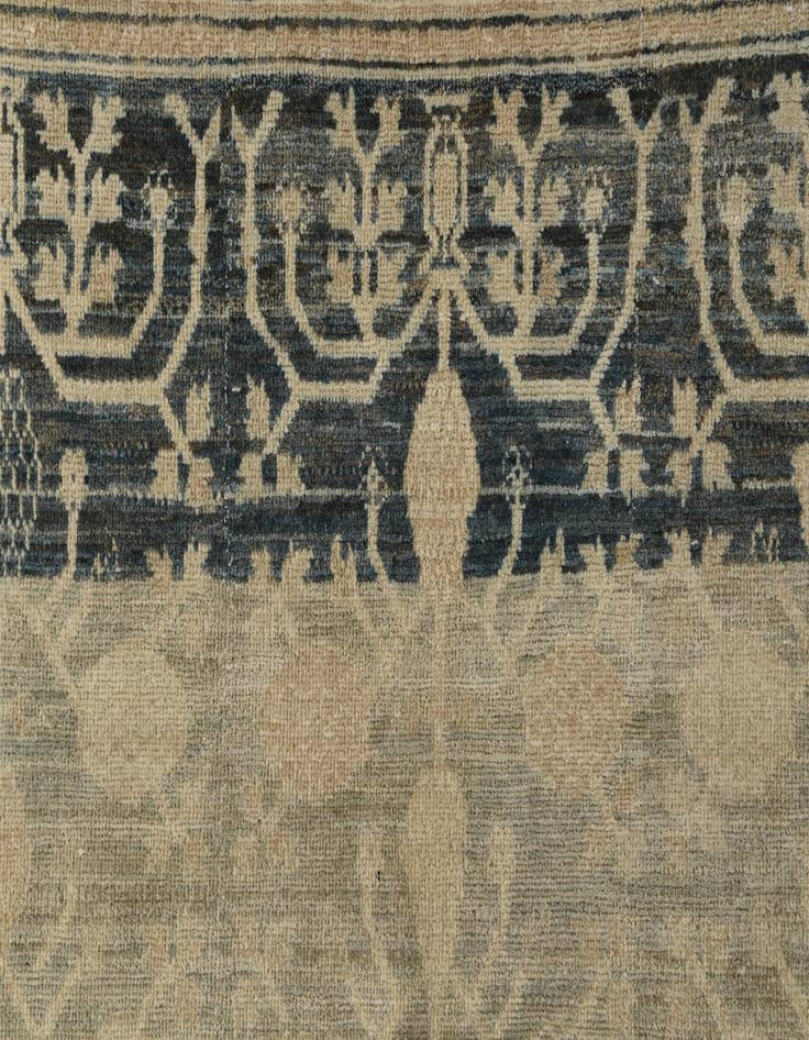 Detail image of  4' 1 x 5' 10  Hand Knotted Peshawar Ziegler Rug