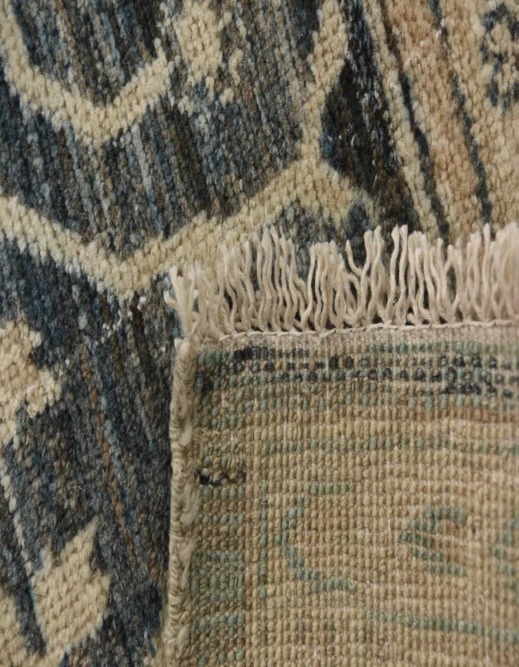 Detail image of  4' 1 x 5' 10  Hand Knotted Peshawar Ziegler Rug