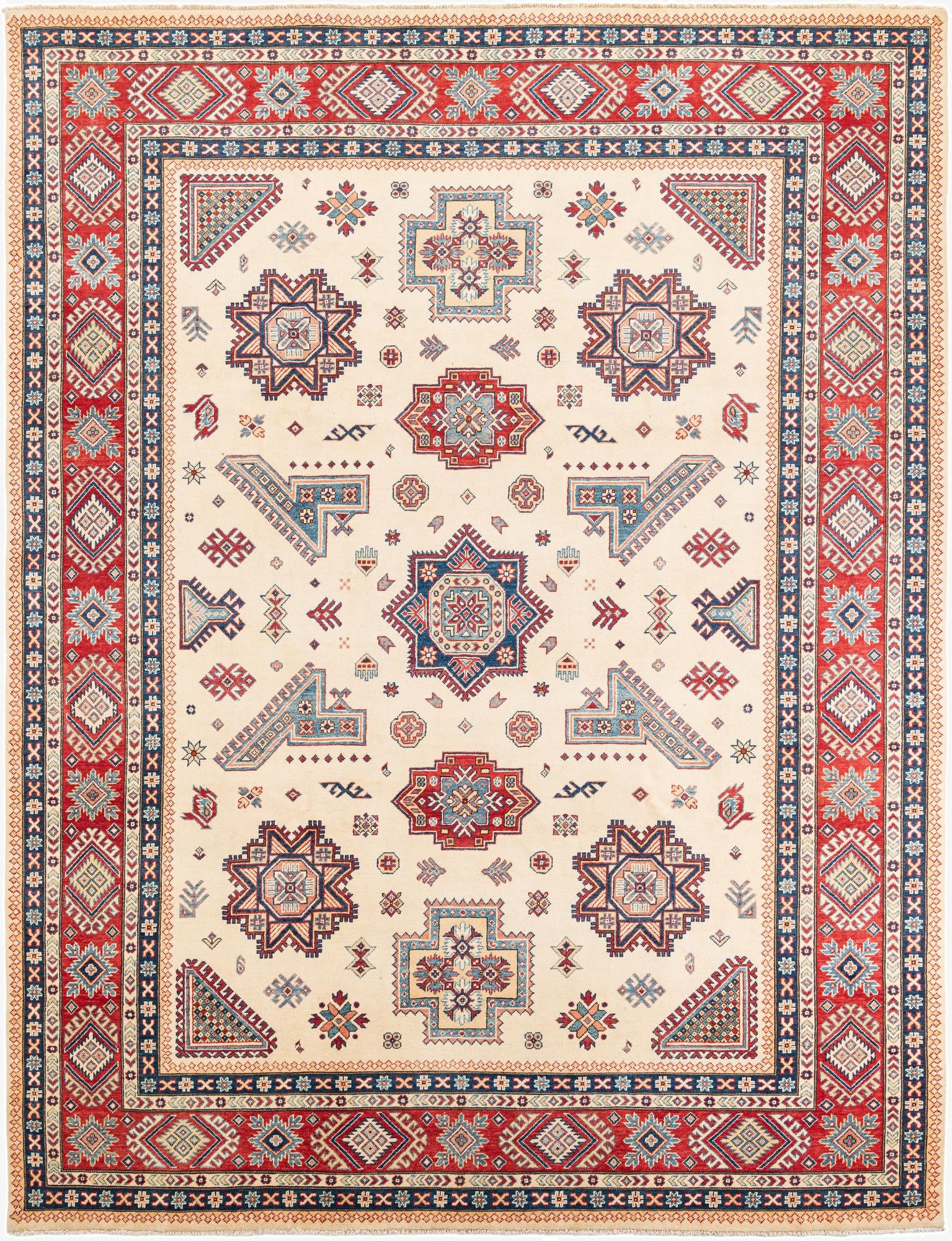  9' 1 x 11' 10  Hand Knotted Peshawar Ziegler Rug