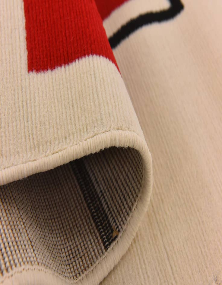 Detail image of  2' 7 x 4' 10 Reproduction Gabbeh Rug