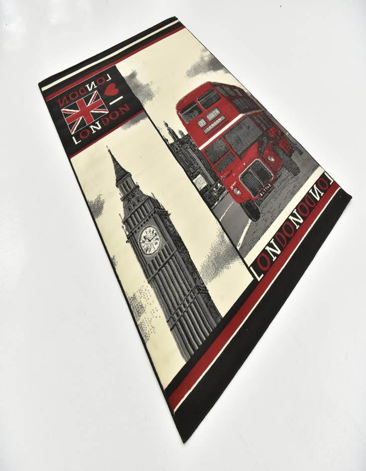 Detail image of  5' 4 x 7' 4 Reproduction Gabbeh Rug