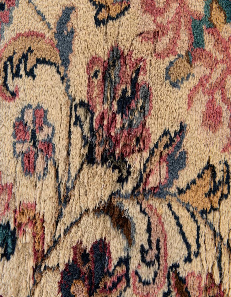 Detail image of  8' 4 x 11' 7  Hand Knotted Sarough Wool Rug