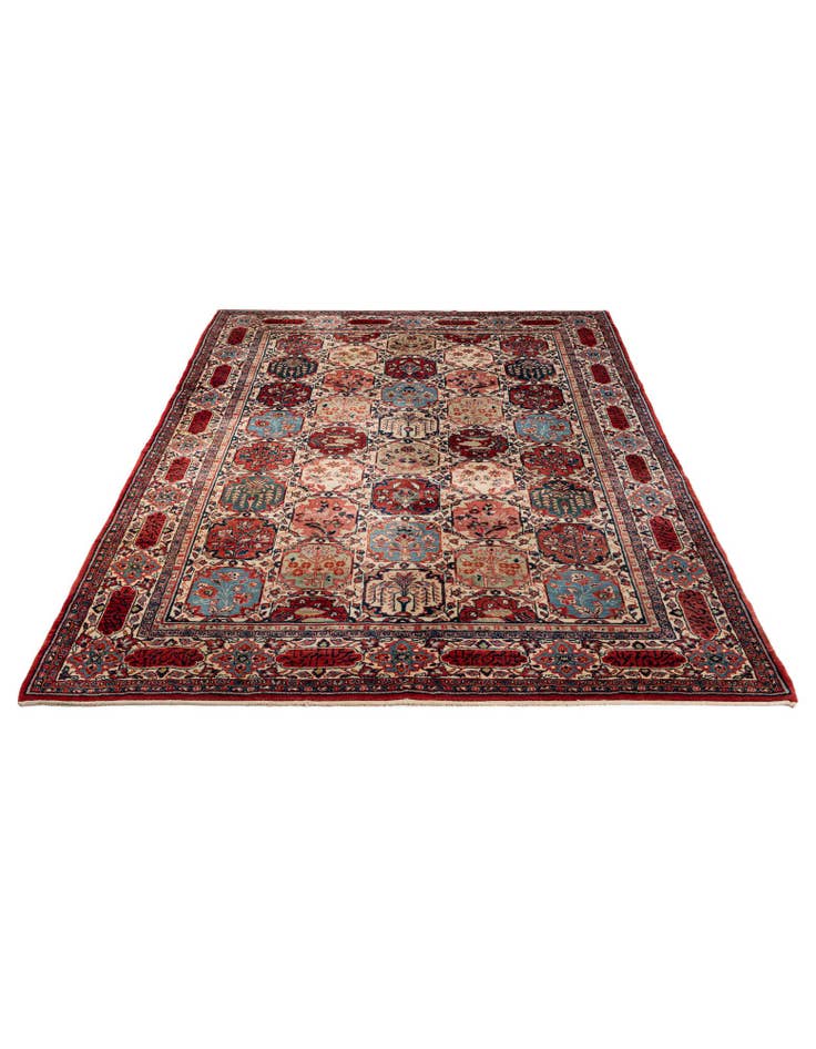 Detail image of  7' 2 x 10' 4  Hand Knotted Sarough Persian Wool Rug