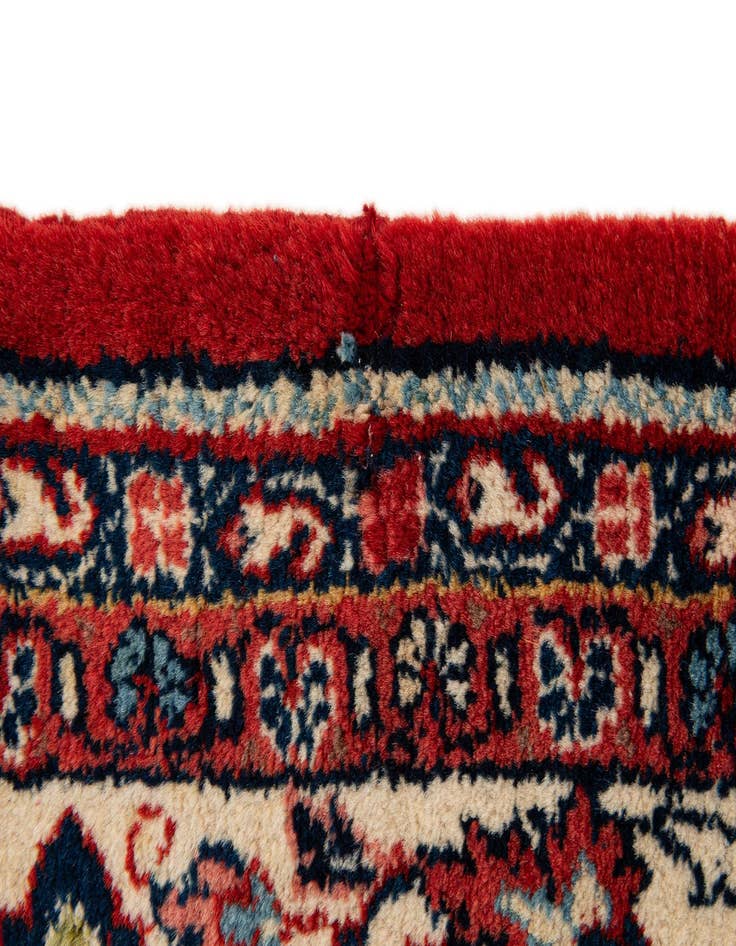 Detail image of  7' 2 x 10' 4  Hand Knotted Sarough Persian Wool Rug