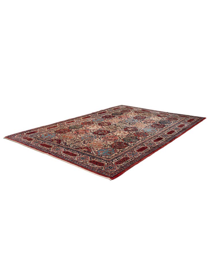 Detail image of  7' 2 x 10' 4  Hand Knotted Sarough Persian Wool Rug