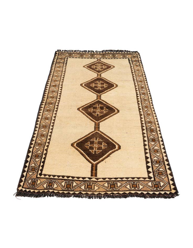 Detail image of  3' 5 x 6' 1  Hand Knotted Shiraz-Gabbeh Wool Rug